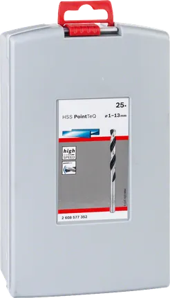 Bosch HSS -kierreporanterä PointTeQ 1–13 mm -setti.