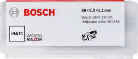 Bosch höylän terä 56 mm volframikarbidista.