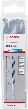 Bosch HSS-kierreporanterä PointTeQ 9,4 mm pakkaus.