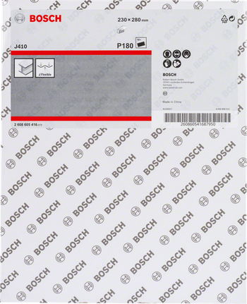 Bosch J410 hiomapaperi P180.