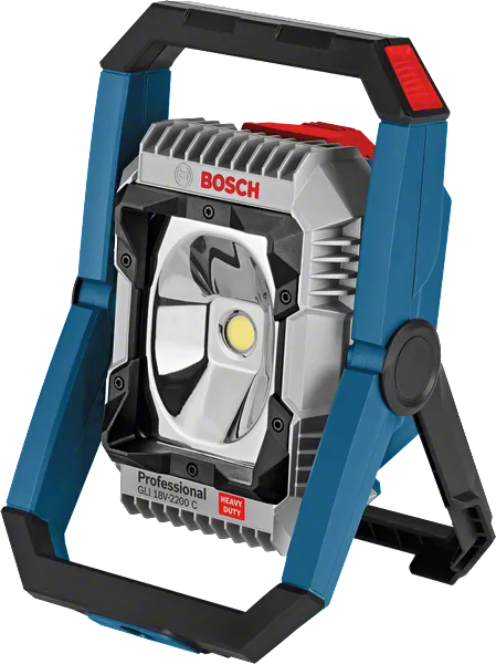 Bosch GLI 18V-2200 C akkutyömaavalaisin, 2200 lumenia.