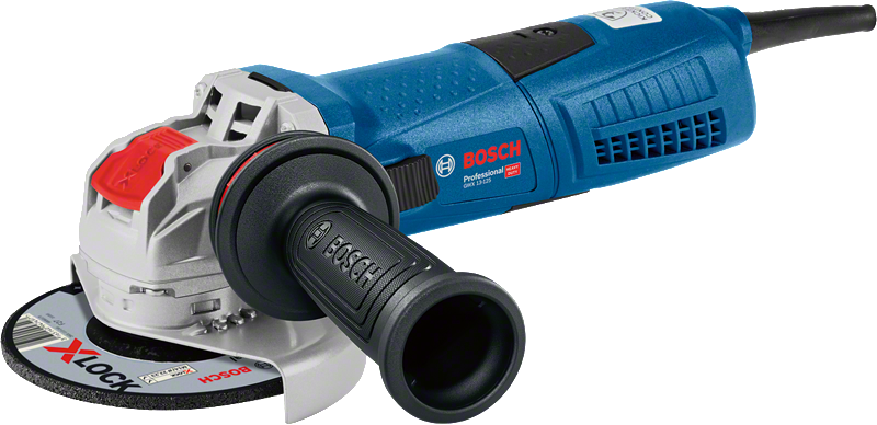 Bosch GWX 13-125 kulmahiomakone X-LOCK-järjestelmällä.