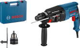 Bosch GBH 2-26 poravasara kotelossa ja tarvikkeilla.