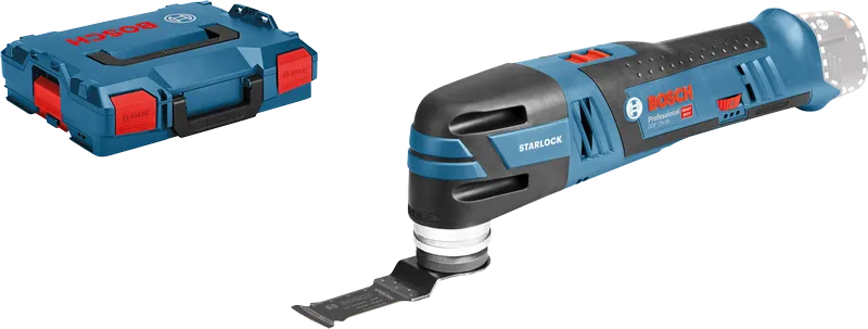 Bosch GOP 12V-28 monitoimityökalu Starlock-terällä ja kotelolla.
