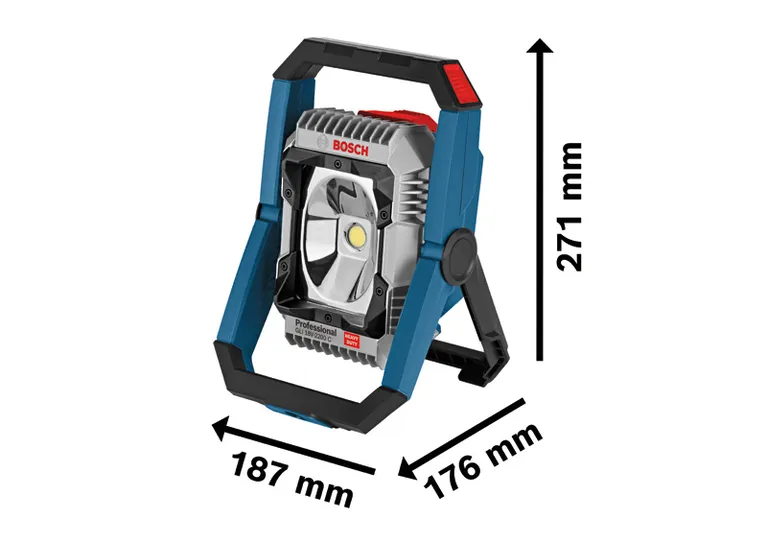 Bosch GLI 18V-2200 C akkutyömaavalaisin, 2200 lumenia.
