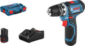 Bosch GSR 12V-15 FC akkuporakonesarja akulla.