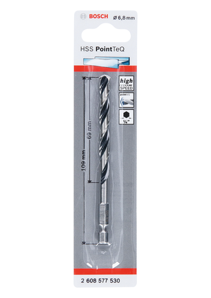 Bosch HSS PointTeQ kuusiokoloporanterä 6,8 mm.