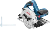 Bosch GKS 55 GCE -pyörösaha ergonomisella kahvalla.
