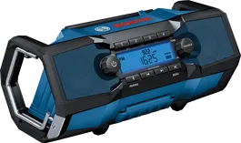 Bosch GPB 18V-2 C -radio digitaalisella FM-näytöllä.