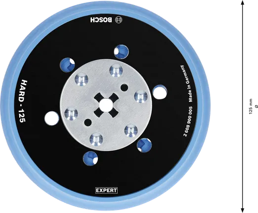 Bosch EXPERT monireikäinen hiomalautanen, yleismalli, 125 mm, kova.