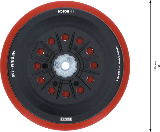 Bosch EXPERT monireikäinen hiomalautanen 150 mm, keskikarkea.