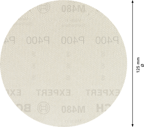Bosch EXPERT M480 hiomaverkko 125 mm G 400 -laikka.