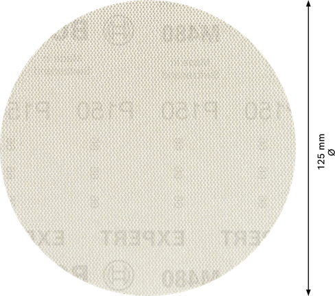 Bosch EXPERT M480 hiomaverkko, 125 mm, karkeus 150.