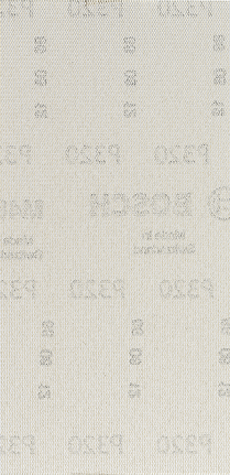 Bosch EXPERT M480 hiomaverkko, karkeus 320, avoin verkko.