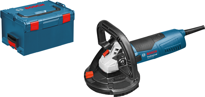 Bosch GBR 15 CAG betonihiomakone kantolaukussa.