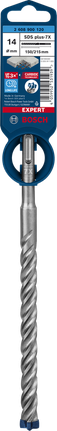 Bosch SDS plus-7X 14 × 150 × 215 mm poranterä.