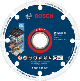 Bosch EXPERT timanttihiomakone metallille, 105 mm.