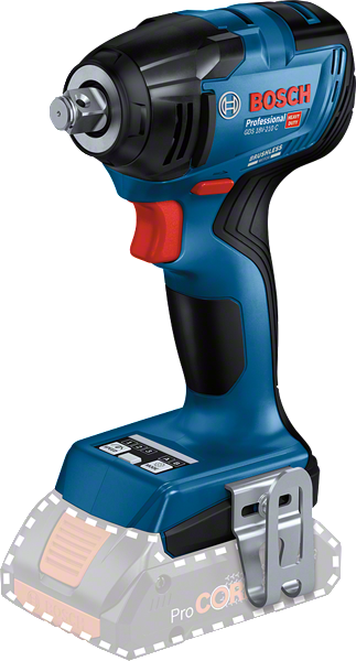 Bosch GDS 18V-210 C akkukäyttöinen iskuruuvinväännin.