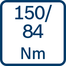  Vääntömomentti 150/84 Nm