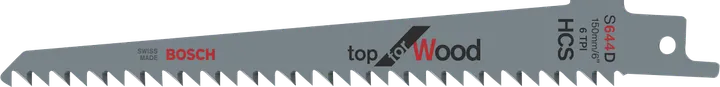 Bosch S644D pistosahan terä puun nopeaan sahaamiseen.