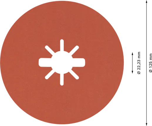 Bosch EXPERT R782 X-LOCK 125 mm keraaminen kuituhiomalaikka.