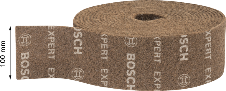 Bosch EXPERT N880 karkea fleecehiomarulla, 100 mm x 10 m.
