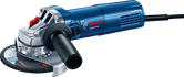 Bosch GWS 900 -kulmahiomakone sivukahvalla.