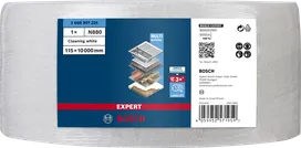 Bosch N880 fleece-rulla 115 × 10000 mm puhdistus.