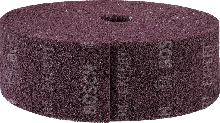 Bosch EXPERT N880 fleecerulla, viininpunainen, keskikokoinen A, 115 mm x 10 m.