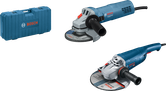 Bosch GWS 22-230 J kulmahiomakone kantolaukussa.