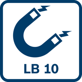 Pidike LB 10, joka on varustettu erittäin voimakkailla magneeteilla 