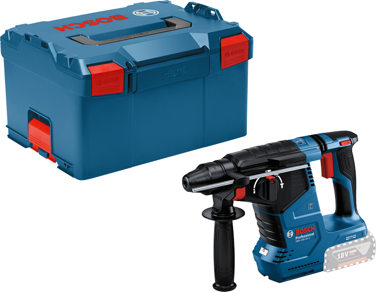 Bosch GBH 18V-24 C poravasara L-Boxx-laukussa.