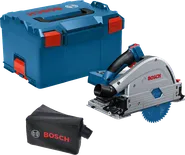 Bosch GKT 18V-52 GC akkukäyttöinen raitasaha kotelossa.