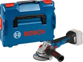 Bosch GWS 18V-10 SC akkukulmahiomakone kotelossa.