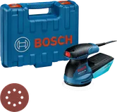 Bosch GEX 125-1 AE epäkeskohiomakone kotelossa.