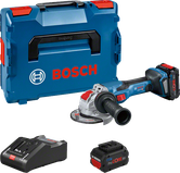 Bosch GWX 18V-15 C akkukulmahiomakonesetti.