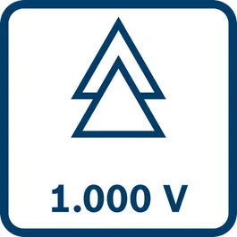  Työkalu testattu jopa 1 000 voltin jännitteelle