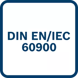  Työkalu on sertifioitu standardin DIN EN/IEC 60900 mukaisesti