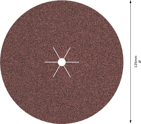 Bosch PRO F460 hiomapaperi, karkeus 125 mm, karkeus 80.