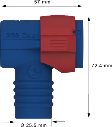 Bosch EXPERT SDS Clean plus -liitin iskuporakoneelle.