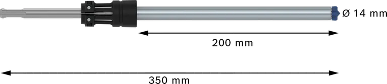 Bosch EXPERT SDS Clean plus-8X -vasaraporanterä 14 x 350 mm.