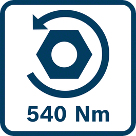  Irrotusmomentti 540 Nm