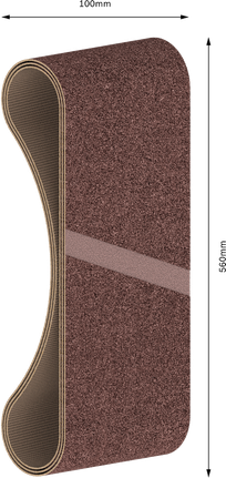 Bosch PRO X440 -hiomanauha, 100 x 560 mm, puulle ja metallille.