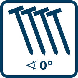  Kuvaa naulaimessa käytettävien naulojen kaltevuuskulman