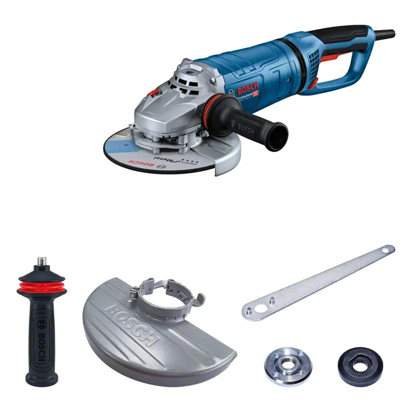 Bosch GWS 27-180 JR kulmahiomakone avaimettomalla suojalla.