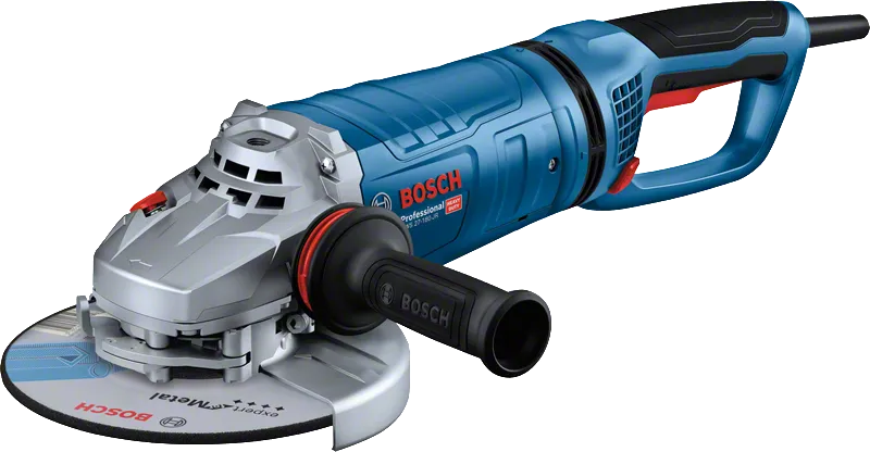 Bosch GWS 27-180 JR -kulmahiomakone ergonomisella kahvalla.