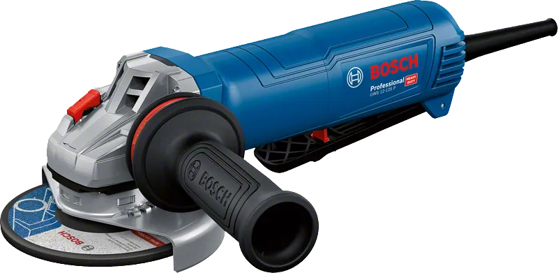Bosch GWS 12-125 P kulmahiomakone sivukahvalla.