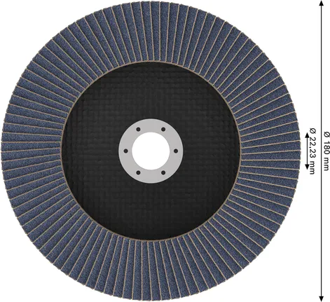 Bosch PRO X571 -lamellihiontalaikka G40 180 mm hiontaan.