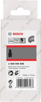 Bosch COMBI -sähkötyökalusovitin 9mm 26/36.