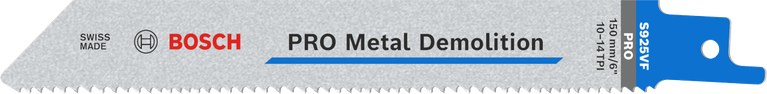 Bosch PRO Metal Demolition S925VF -terä variaatiohammastuksella.